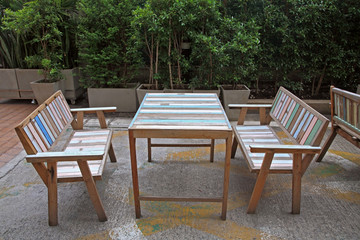 Modern table and chairs