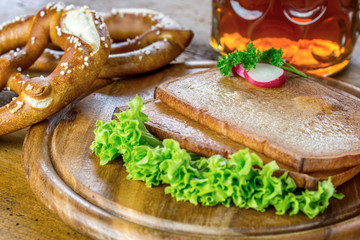 deftiger Backleberkäse