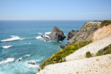 Cliffs near Praia de Odeceixe West Coast, Aljezur Algarve
