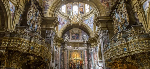 Kissenbezug San Gregorio Armeno church, Naples Italy © photogolfer