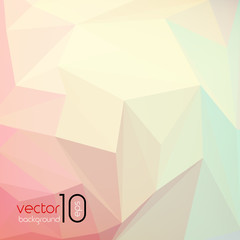Abstract geometric polygonal shiny background