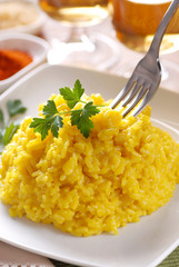 risotto milanese allo zafferano