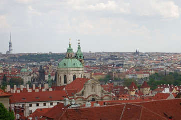 Fototapeta na wymiar Prague skyline