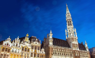 Naklejka na ściany i meble Grand Place, Brussels, Belgium