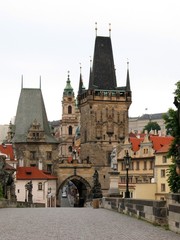 Fototapeta na wymiar Charles Bridge Tower Prague