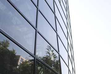 moderne Bürofassade in Dortmund