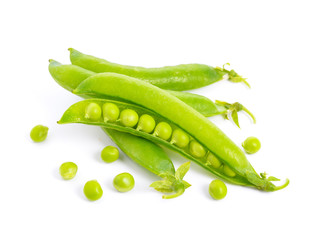 Pea pods isolated