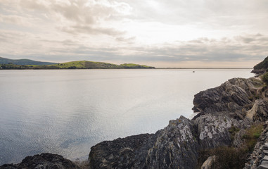 Vista on Welsh coast