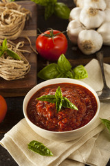 Homemade Red Italian Marinara Sauce