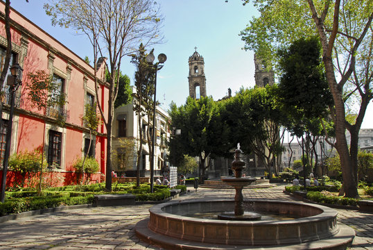 Santa Veracruz church,Mexico city