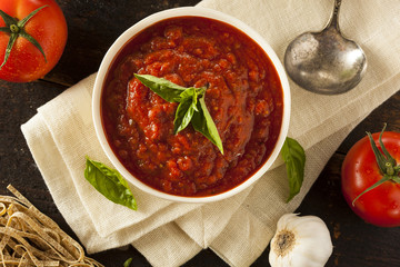 Homemade Red Italian Marinara Sauce