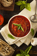 Homemade Red Italian Marinara Sauce