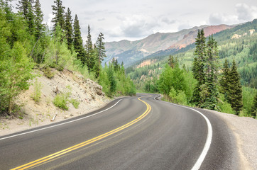 Dangerous Winding Mountain Road