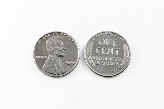 1943 Steel Cent