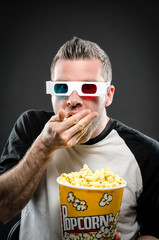Obraz premium Popcorn and movies
