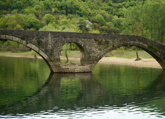 Amazing view of Rijeka Crnojevica - Skadar lake Nationa parkl Mo