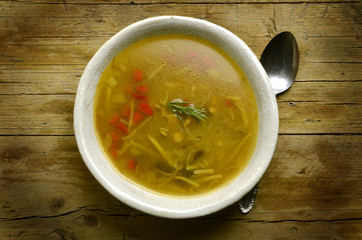 ซุปไทย Thai soup Zuppa tailandese Soupe thaï  Thai-Suppe