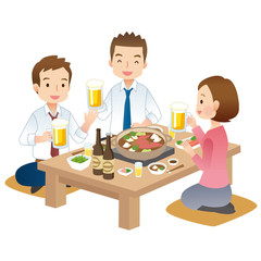 仕事仲間と飲み会