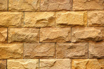 Stone brick wall