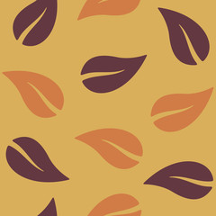seamless background: leaf