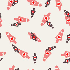 seamless background: pregnant