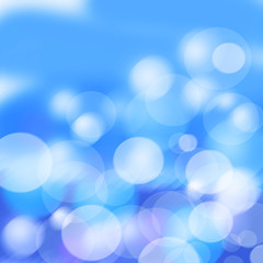 Lights On Blue Background