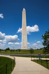 In the National Park of Washington monument
