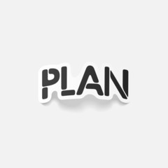 realistic design element: PLAN