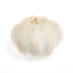Fresh garlic isolated on white background