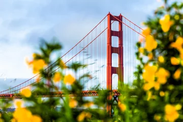 Printed roller blinds San Francisco Golden Gate Bridge in San Francisco