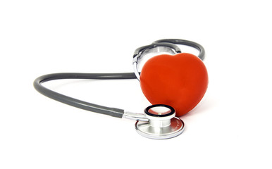Stethoscope and heart
