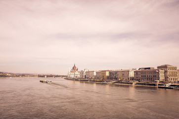 Naklejka premium Parliament in Budapest, Hungary, Europe