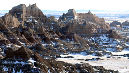 Badlands National Park in South Dakota, USA