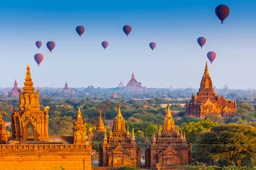 Foto op Plexiglas Tempel tempels in Bagan, Myanmar