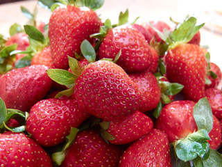 fresh strawberries