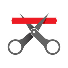 Scissors With Ribbon