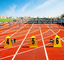 Obraz premium Running track