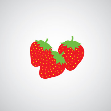 strawberry vector cartoon