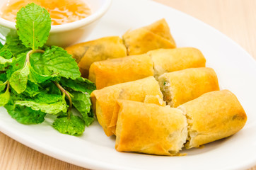 Fried spring rolls