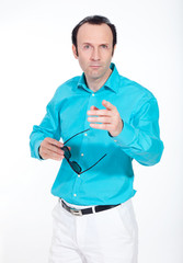 mann mit ausdruck