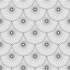 Seamless texture with circle scales elements.