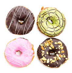 Donut isolated on white background