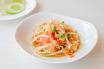 green papaya salad