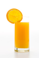 Orange juice glass