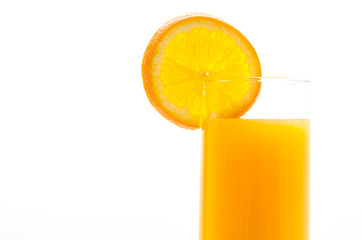 Orange juice glass