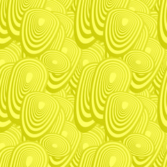 Fototapeta na wymiar Yellow seamless oval pattern background