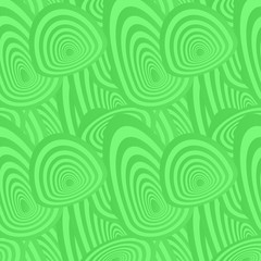 Fototapeta na wymiar Green seamless oval pattern background