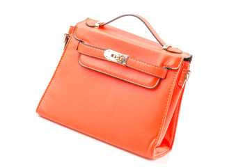 Handbag isolated white background