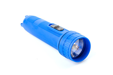 Flashlight isolated white background