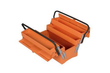 orange tool box